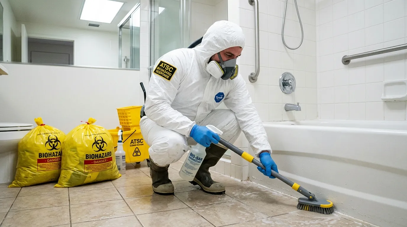 Decontamination equipment deployed for Blood Cleanup in Katy